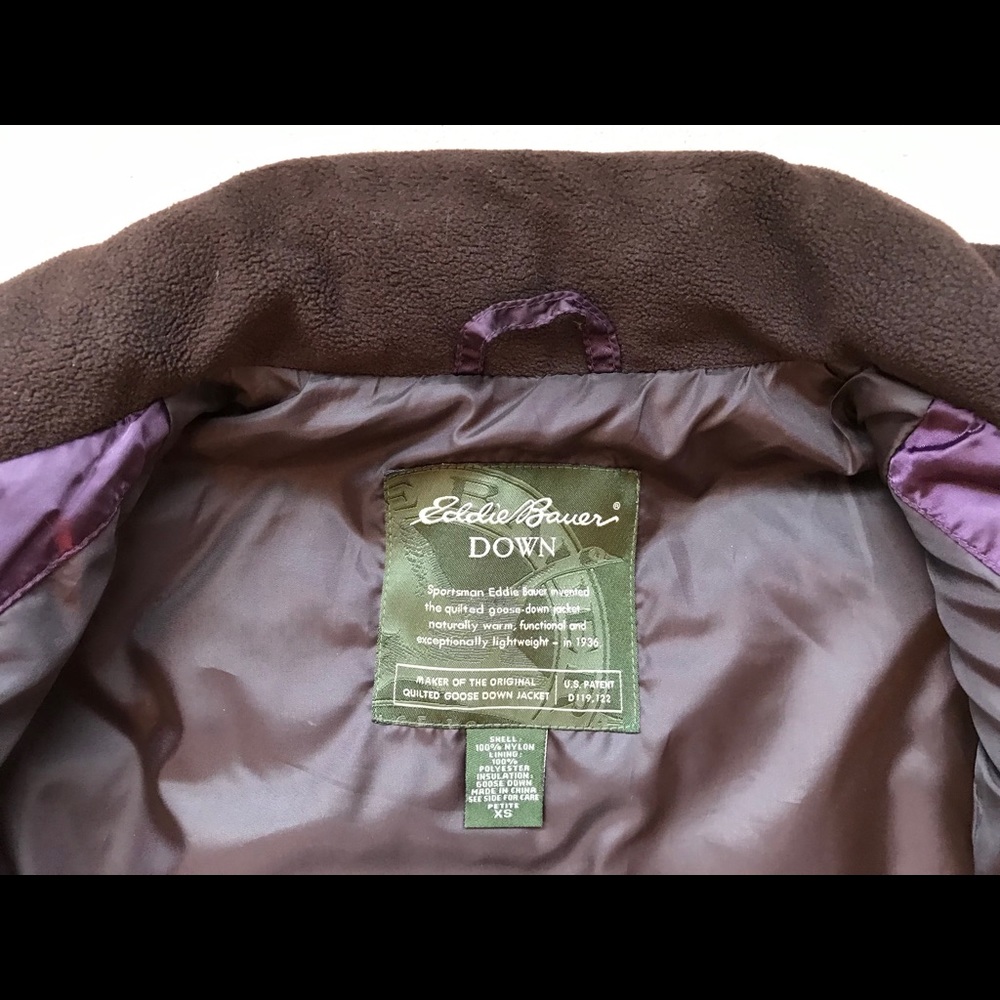 EDDIE BAUER Down Jacket +Matching Hat - Picture 6 of 8